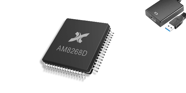 炬力北方AM8268系列AM8268N USB转HDMI多屏异显方案和AM8268D MST功能投屏器SoC